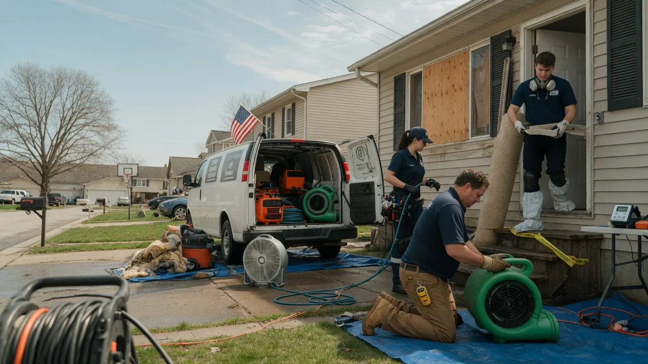 Water Damage Restoration in Angola, IN near me